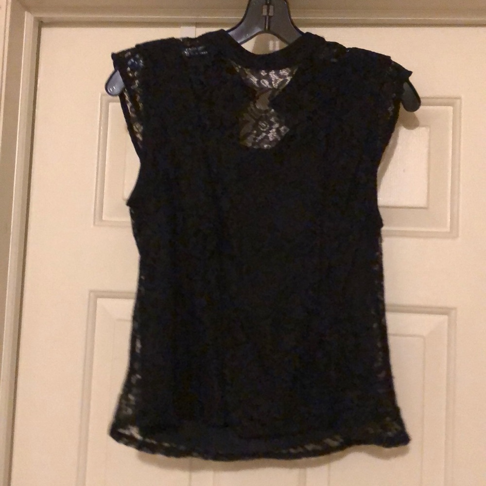 Black Lace Romeo and Juliet top